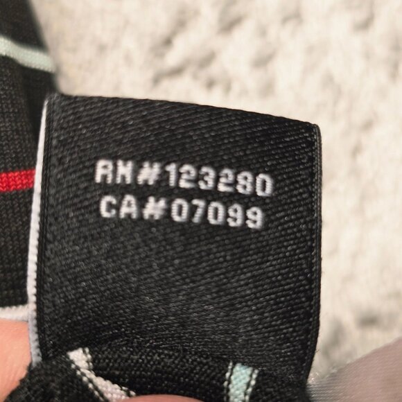 Travis Mathew Polo Shirt Mens XL Black Striped Golf Performance Short Sleeve - Picture 12 of 14